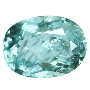 1.45 Ct Impressive Perfect Oval 8.5 x 6.2 MM Blue Brazil Natural Aquamarine - Picture 1 of 5