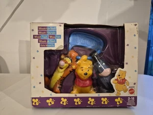 Mattel 90s Vintage Winnie The Pooh Swinging Pals Rattle - Picture 1 of 3