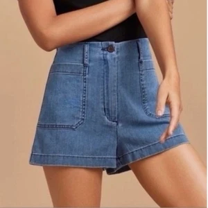 Pantalones cortos de mezclilla Wilfred Free Aritzia Naves talla 10 - Imagen 1 de 6