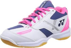 YONEX Women's Badminton Shoes POWER CUSHION 670 White Pink SHB670 US5.5(22cm)