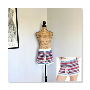 No Boundaries gestreifte Häkelshorts Gr. L (11-13) neu ohne Etikett - Bild 1 von 12