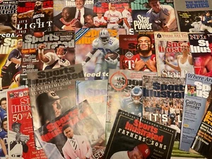 Sports Illustrated LOT 33 MAGAZINES JORDAN, ELWAY, NFL, NBA, NHL & MLB COVERS - Imagen 1 de 3
