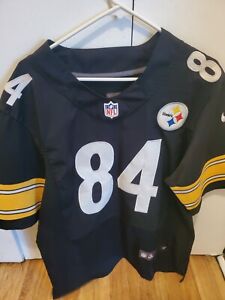 Antonio Brown Autographed Steelers Home Jersey NFL Nike Size Medium 