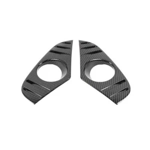 2Pcs Carbon fiber ABS Front Fog Light Lamp Cover Trim For Toyota Rav4 2019-2024 - Picture 1 of 8
