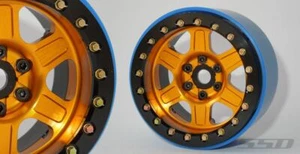 SSD 2.2" Challenger PL Beadlock Wheels GOLD SSD00432 Pro-Line tyre 6 spoke Wheel - Picture 1 of 4