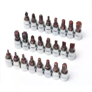 Bit Socket Screwdriver Set Wrench Torx Phillips Slotted Pozi Hex Drive CRV Steel - Picture 1 of 21