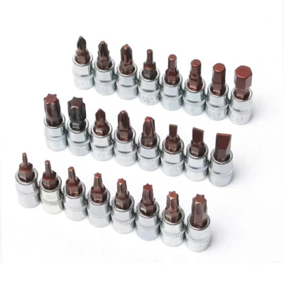 Bit Socket Screwdriver Set Wrench Torx Phillips Slotted Pozi Hex Drive CRV Steel - Image 1 of 4