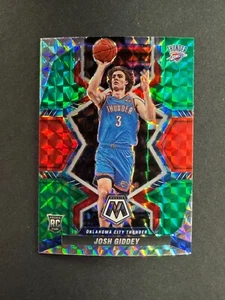 Josh Giddey 2021-22 Panini Mosaic Red and Green Rookie #210 Thunder - Bild 1 von 2