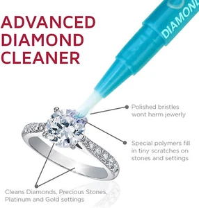 Connoisseurs Diamond Dazzle Stick, Portable Jewelry Cleaner for Diamonds, Stones - Bild 1 von 15