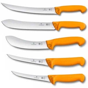 Victorinox Swibo 5 piece Butcher Breaking Skinning Boning Knife Set 5pc - Picture 1 of 1