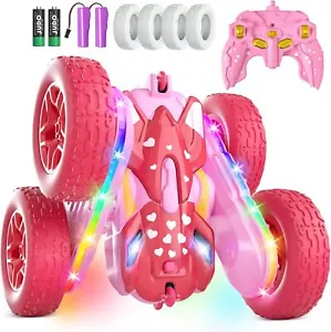 Remote Control Car for Girls, New Pink RC Cars Stunt RC Car Girl Toys for Girls - Picture 1 of 13