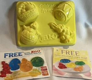 2008 Easter Jello Shots Jigglers Mold Soap & Candy Molds Bunny Chick Egg Basket - Picture 1 of 6