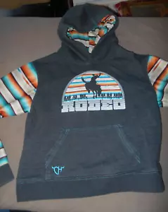 Cowgirl Hardware Pullover Hoodie W Pocket Girls Size XL 14-16 SERAPE hOO RODEO s - Picture 1 of 5