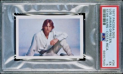 Error POP 1 PSA RC Luke Skywalker 1977 Star Wars Pacosa Dos Spain Rookie Only 3^ - Image 1 of 3