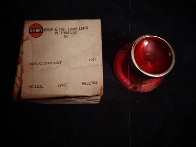Pontiac Star Chief 1961 luz trasera lente izquierda nuevo como nuevo PO-114L 5952363  Foto 1 de 3