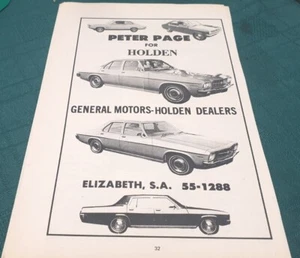 1972 HOLDEN HQ & Torana GTR Australian  Sales Advert  - Picture 1 of 1