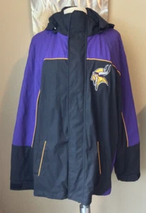 Minnesota Vikings NFL Jacket (Shell Only) with Detachable Hood (Medium) - Picture 1 of 15