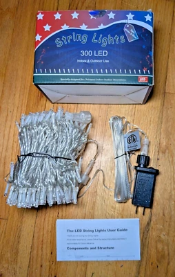 TWINKLE STAR 300 LED Red White and Blue RGB String Lights - Image 1 of 4