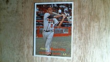 1957 Topps baseball card # 188 Felix Mantilla EXNM