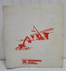 1979 KOEHRING T-450 & C-450A Crane Excavator Parts Manual Book Catalog # 450-61 - Picture 1 of 24