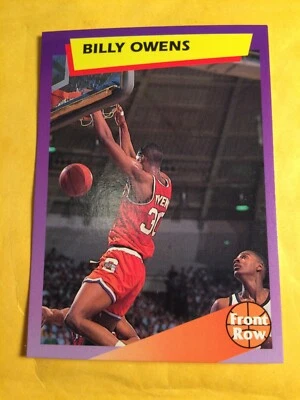 1991-92 Front Row Dream Picks Rookie #17 Billy Owens Basketball Card Nm/M - Image 1 of 4