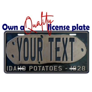 Idaho Potato License Plate replica custom Bike Moped Key Luggage - Picture 1 of 14
