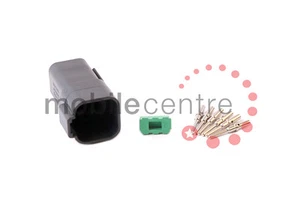 Deutsch DT 04 6P enchufe W6P cuña DT04-6P contactos for 0.5mm > 1.0mm cable CSA - Imagen 1 de 1