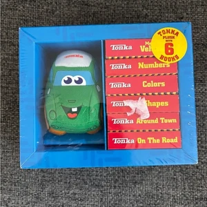 VTG Tonka Green Plush Car with Book Collection - Picture 1 of 4