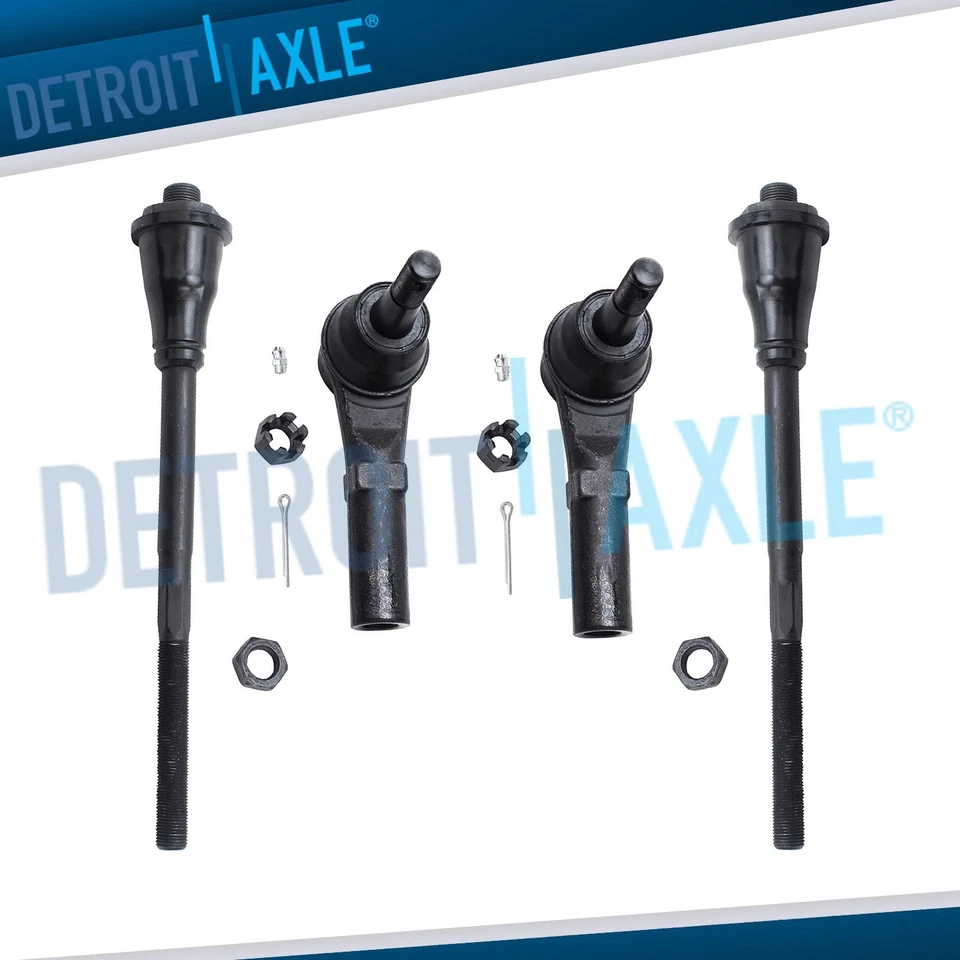 Varillas de amarre delanteras interiores y exteriores para Chevy Silverado GMC Sierra 2500 3500 HD 2011-19 Foto 1 de 4