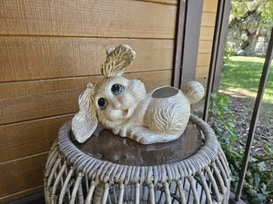 Rare! Cute Vintage Large Ceramic Floppy Ear Bunny Rabbit Planter Vase - Picture 1 of 8