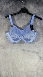 NEW Wacoal Women's 38H Back Appeal Seamless Underwire Bra 855303 Light Blue - Picture 1 of 10