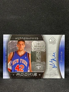 2005-06 SP Authentic - Rookie Authentics David Lee #118 /1299 Auto RC Knicks - Picture 1 of 2