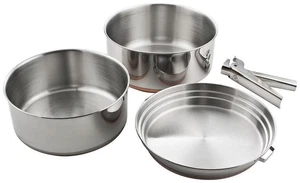Chinook Plateau Stainless Steel Backcountry Cookset 2-3 Person - Picture 1 of 1