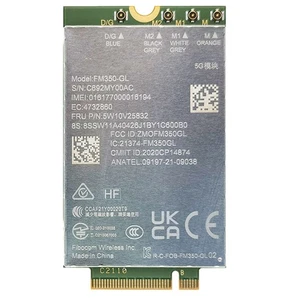 FM350- Sub-6 GHz 5G/4G/3G Module :5W10V25832 5G M.2 Module for 9150 - Afbeelding 1 van 6