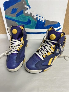 Größe 13 - Reebok The Pump Shaq Attaq LSU Lakers lila gelb - Bild 1 von 11