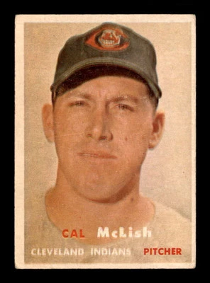 1957 Topps #364 Cal McLish RC VG/VGEX X3229547 - Image 1 of 3