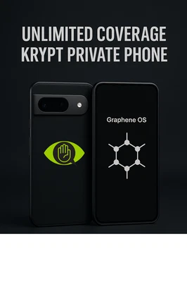 DeGoogled & Encrypted Pixel 4a-8 Pro - CalyxOS / GrapheneOS Privacy Phone - Image 1 of 3