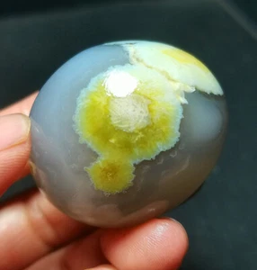 RARE 75G Natural Inner Mongolia Gobi Agate Eyes Agate/stone Healing Series R874 - Picture 1 of 12