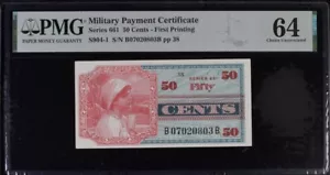 Military Payment Certificate, 50 Cents Series 661 Military Payment Certificate - Picture 1 of 2