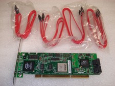 AMCC 9550SXU-4LP 4 PORT SATA RAID CONTROLLER w/ 4 Cables