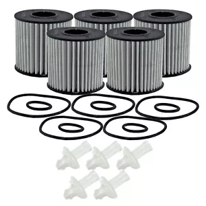 Wix XP Set of 5 Engine Motor Oil Filters (Metal Free) For Lexus Scion Toyota - Picture 1 of 2