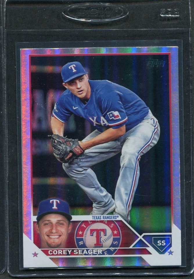 2023 Topps Series 1 Rainbow Foil Corey Seager #315 Rangers - Image 1 of 1