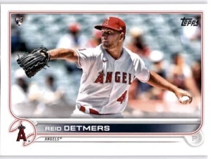 REID DETMERS RC 2022 Topps Series 1 #201 Los Angeles Angels - Picture 1 of 2