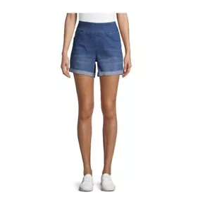 time and tru pull on short cuffed shorts - Picture 1 of 5