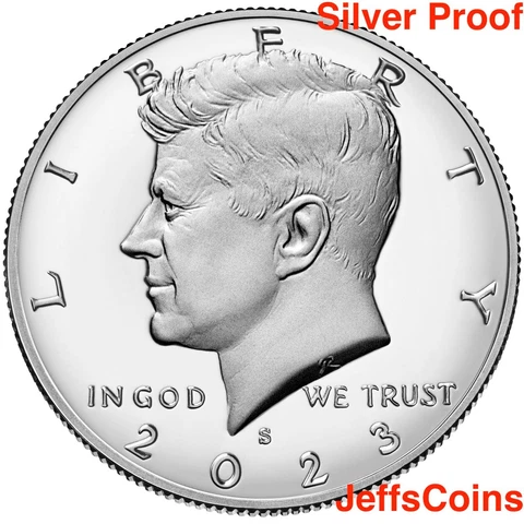 2023 S Kennedy 99.9% Silver Half Dollar PROOF Mint Kenedy 50 Cent Uncirculated Cover