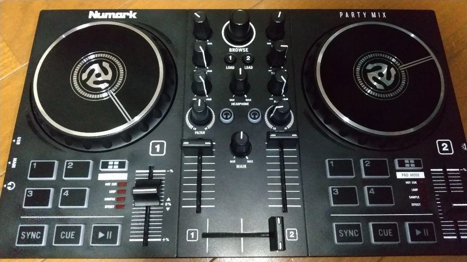 Numark Party Mix II portable DJ Controller Serato LED Light Show djay Pro Tested - Image 1 of 1