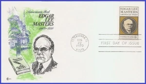 USA4 #1405 U/A COVER CRAFT FDC Edgar Lee Masters - Imagen 1 de 1