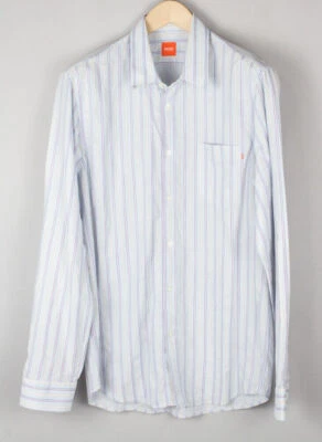 HUGO BOSS Camisa Casual Etiqueta Naranja Para Hombre Talla L - Imagen 1 de 4