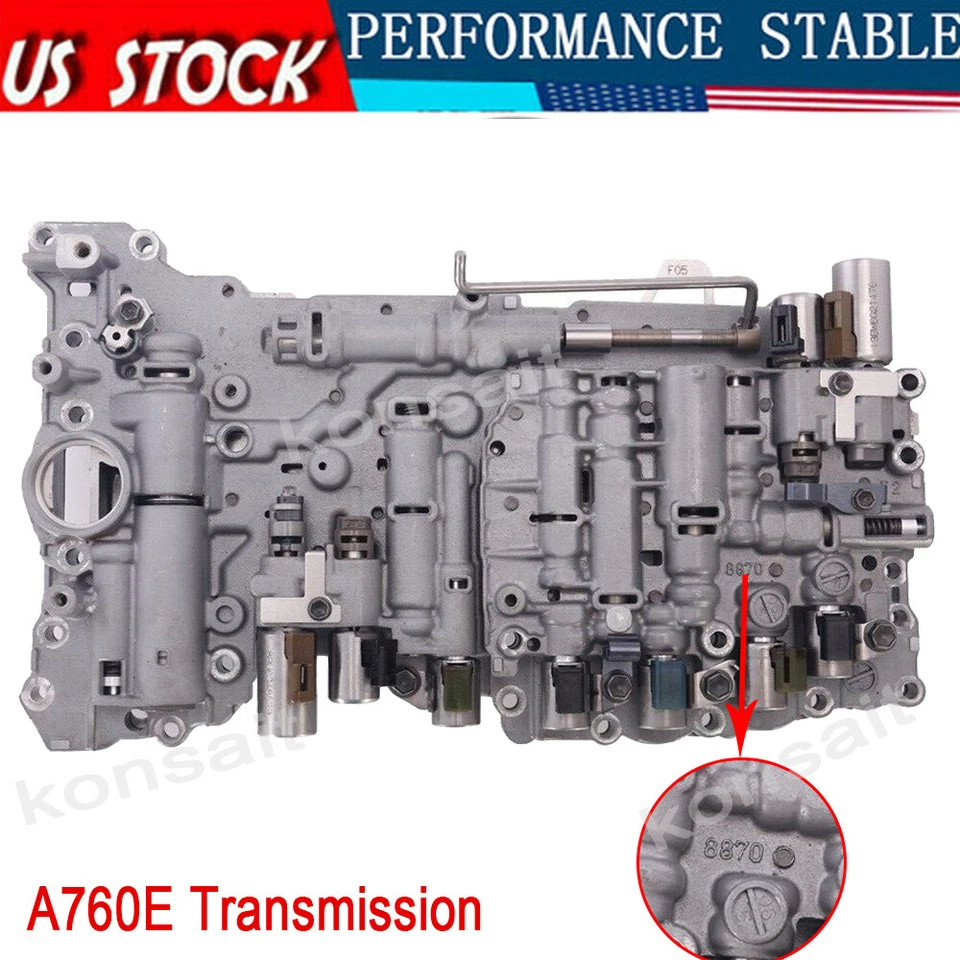 Cuerpo de válvula A760E con solenoides para Lexus IS350 2006 2007 2008-2015 3,5 L AWD TRACCIÓN TRASERA Foto 1 de 4