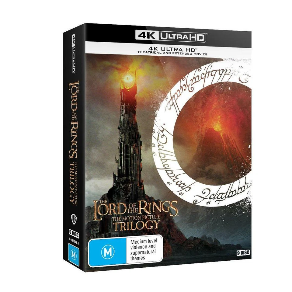 The LORD OF THE RINGS Trilogy 1 2 3 : NEW 4K Ultra HD UHD Blu-Ray - image 1 of 1